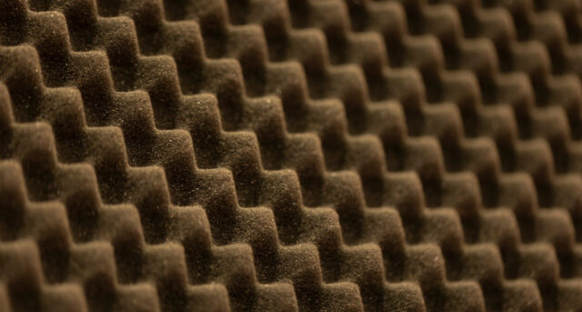 Schallabsorbierende Materialien